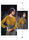 Indie By Ganga Bemberg Silk Satin Printed Embroidery Dress Material Online Wholesale